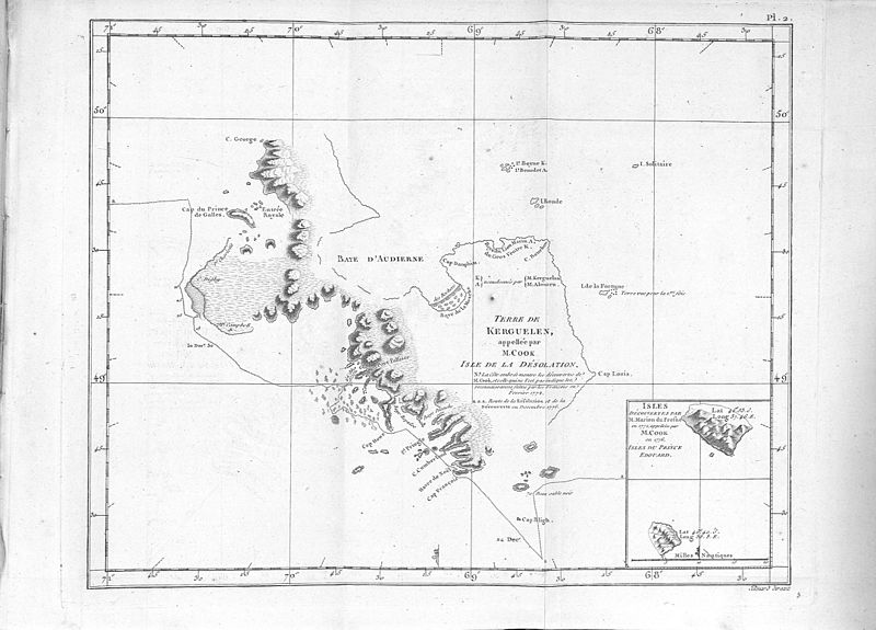 Les îles de la désolation, src : Wikipedia